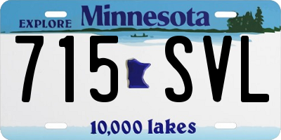 MN license plate 715SVL