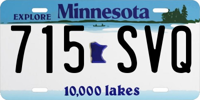 MN license plate 715SVQ