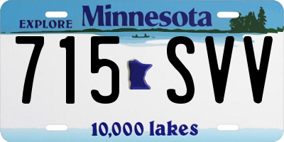 MN license plate 715SVV