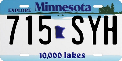 MN license plate 715SYH