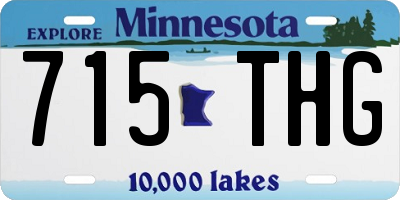 MN license plate 715THG
