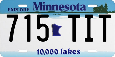 MN license plate 715TIT