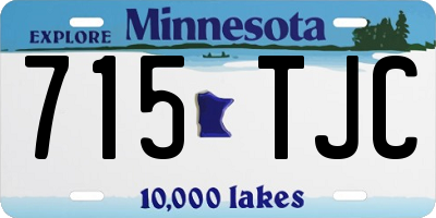 MN license plate 715TJC