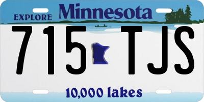 MN license plate 715TJS