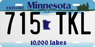 MN license plate 715TKL