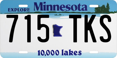 MN license plate 715TKS