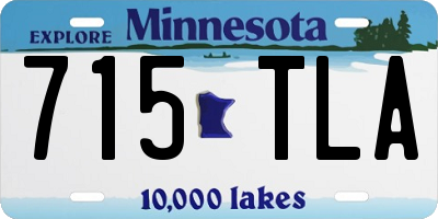 MN license plate 715TLA