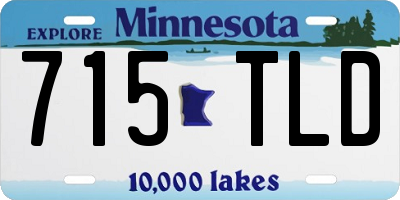 MN license plate 715TLD