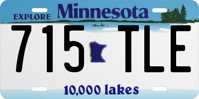 MN license plate 715TLE