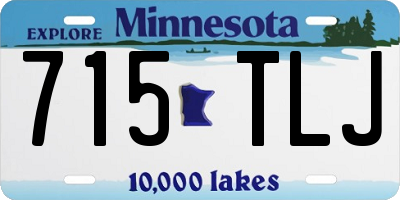 MN license plate 715TLJ