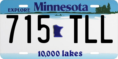 MN license plate 715TLL