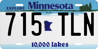 MN license plate 715TLN