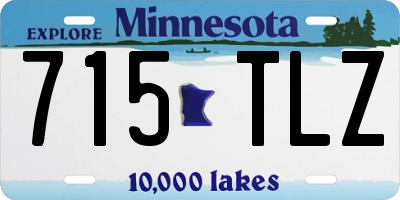 MN license plate 715TLZ