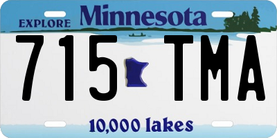 MN license plate 715TMA