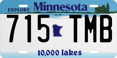 MN license plate 715TMB
