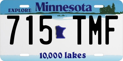 MN license plate 715TMF