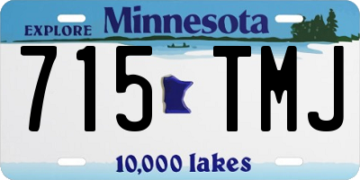 MN license plate 715TMJ