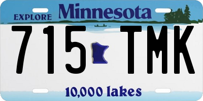 MN license plate 715TMK