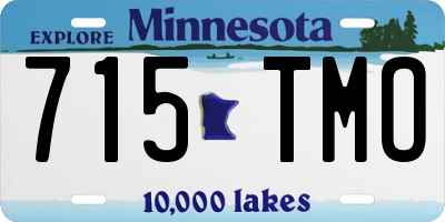 MN license plate 715TMO