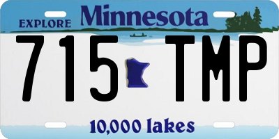 MN license plate 715TMP