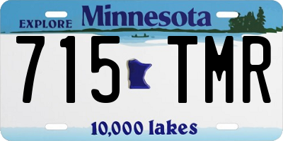 MN license plate 715TMR
