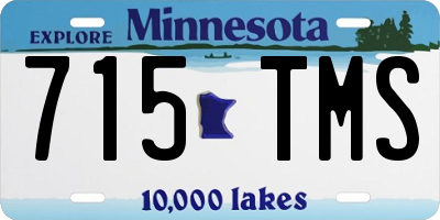 MN license plate 715TMS