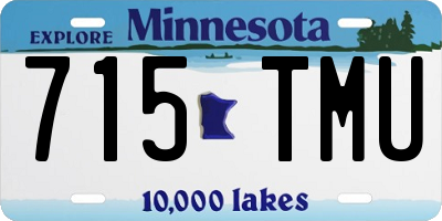 MN license plate 715TMU