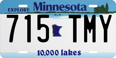 MN license plate 715TMY