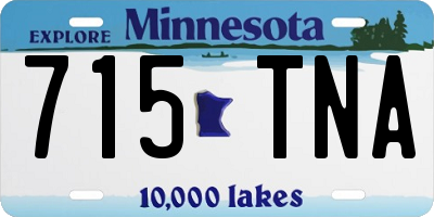 MN license plate 715TNA