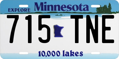 MN license plate 715TNE