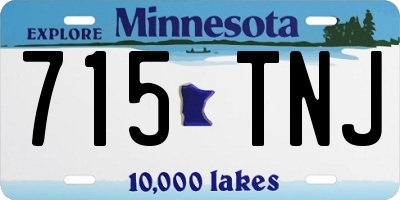 MN license plate 715TNJ