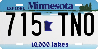 MN license plate 715TNO
