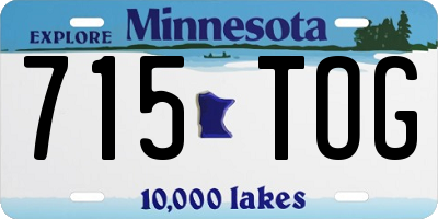 MN license plate 715TOG