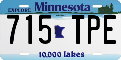 MN license plate 715TPE
