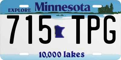 MN license plate 715TPG