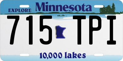 MN license plate 715TPI