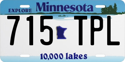 MN license plate 715TPL