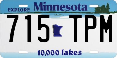MN license plate 715TPM