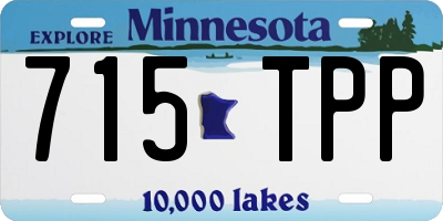 MN license plate 715TPP