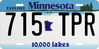 MN license plate 715TPR