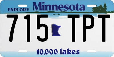 MN license plate 715TPT