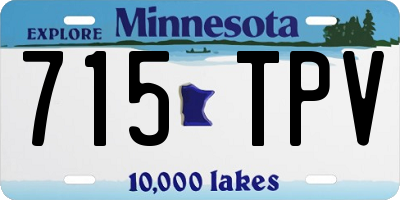 MN license plate 715TPV