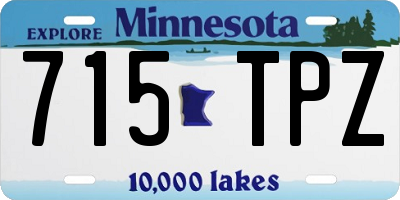 MN license plate 715TPZ