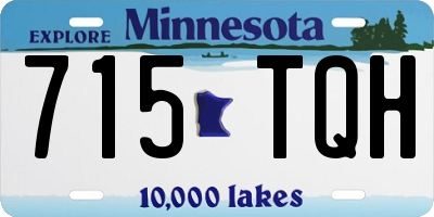 MN license plate 715TQH