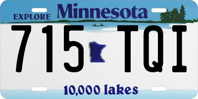 MN license plate 715TQI