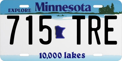 MN license plate 715TRE