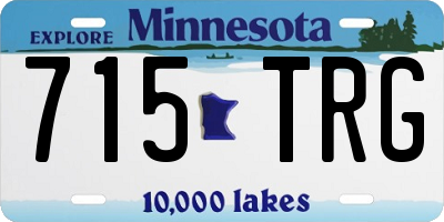 MN license plate 715TRG
