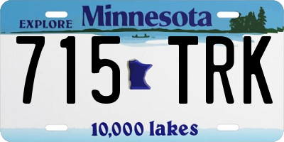 MN license plate 715TRK