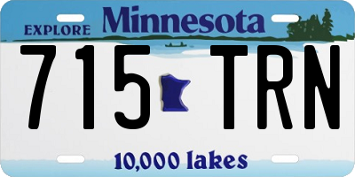 MN license plate 715TRN