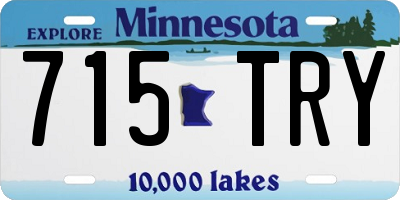 MN license plate 715TRY